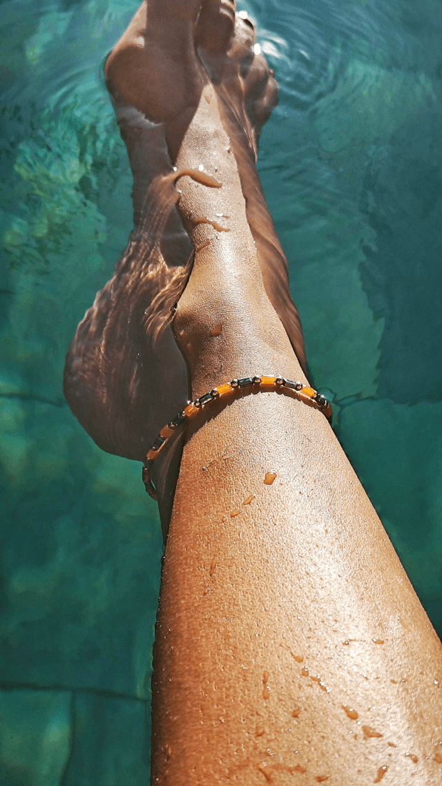 Bracelet de cheville Amber